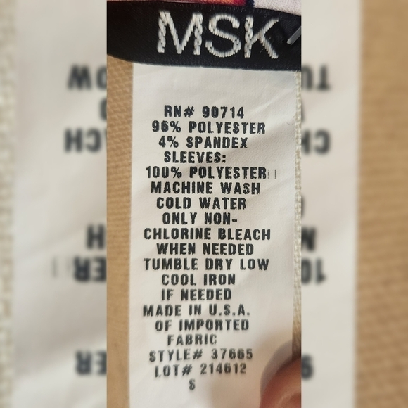 MSK Bell Sleeve Dress Sz S - Picture 5 of 5